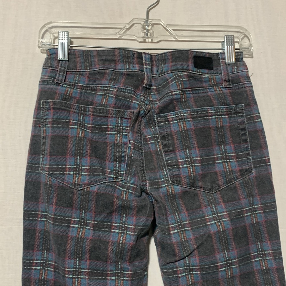 Paige Hoxton Ankle Plaid Jeans - Picture 10 of 11